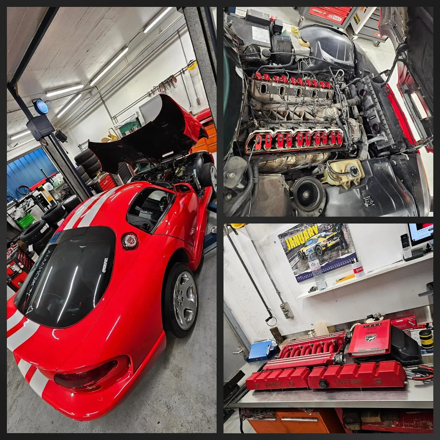 Diverse Arbeiten an einer Viper GTS. Werkstatt-Alltag in Adliswil. 🔧